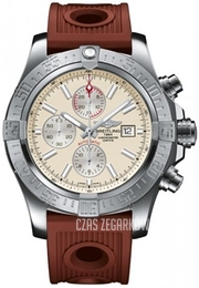 Breitling Super Avenger II Chronograph Kremowy/Guma Ø48 mm A1337111.G779.206S.A20D.2
