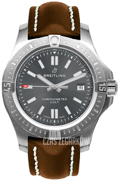 Breitling Colt Automatic Szary/Skóra Ø41 mm A17313101F1X2