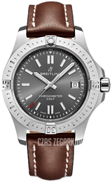 Breitling Colt Automatic Szary/Skóra Ø41 mm A17313101F1X3