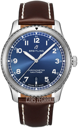 Breitling Aviator 8 Automatic 41 Niebieski/Skóra Ø41 mm A17315101C1X1