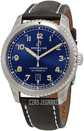 Breitling Aviator 8 Automatic 41 Niebieski/Skóra Ø41 mm A17315101C1X2