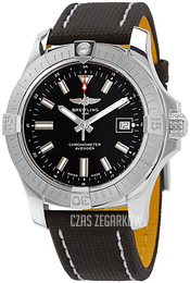 Breitling Avenger Automatic 43 Czarny/Skóra Ø43 mm A17318101B1X1