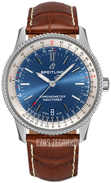 Breitling Navitimer 1 Automatic 38 Niebieski/Skóra Ø38 mm A17325211C1P4