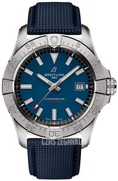 Breitling Avenger Automatic 42 Niebieski/Skóra Ø42 mm A17328101C1X1