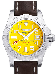 Breitling Avenger II Seawolf Żółty/Skóra Ø45 mm A1733110.I519.437X.A20BASA.1