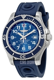 Breitling Superocean II 42 Niebieski/Guma Ø42 mm A17365D1-C915-229S-A18S.1