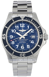 Breitling Superocean Ii 42 Niebieski/Stal Ø42 mm A17365D11C1A1