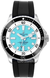 Breitling Superocean Automatic 44 Niebieski/Guma Ø44 mm A17376211L2S1