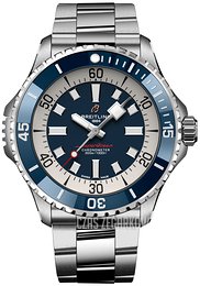 Breitling Superocean Automatic 46 Niebieski/Stal Ø46 mm A17378E71C1A1