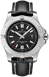 Breitling Colt Automatic Czarny/Skóra Ø44 mm A17388101B1X2