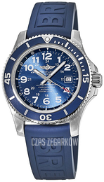 Breitling Superocean Ii 44 Niebieski/Guma Ø44 mm A17392D81C1S1