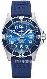Breitling Superocean Ii 44 Niebieski/Guma Ø44 mm A17392D81C1S2