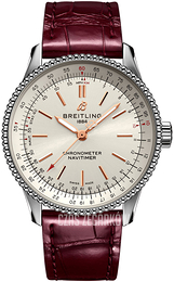 Breitling Navitimer Automatic 35 Srebrny/Skóra Ø35 mm A17395F41G1P1