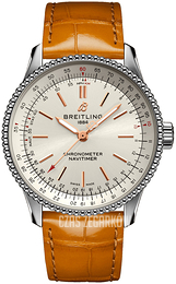 Breitling Navitimer Automatic 35 Srebrny/Skóra Ø35 mm A17395F41G1P4