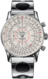 Breitling Montbrillant Datora Srebrny/Stal Ø43 mm A2133012-G518-222A