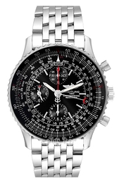 Breitling Navitimer World Czarny/Stal Ø46 mm A2135024-BE62-443A