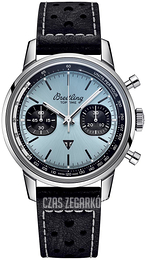 Breitling Top Time Triumph Niebieski/Skóra Ø42 mm A233111A1C1X1