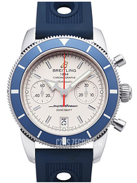 Breitling Superocean Heritage Chrono 44 Srebrny/Guma Ø44 mm A2337016.G753.211S.A20D.2