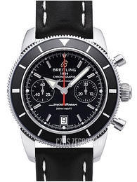 Breitling Superocean Heritage Chrono 44 Czarny/Skóra Ø44 mm A2337024.BB81.435X.A20BA.1
