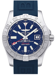 Breitling Avenger II GMT Niebieski/Guma Ø43 mm A3239011.C872.158S.A20S.1