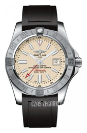 Breitling Avenger II GMT Beżowy/Guma Ø43 mm A3239011.G778.131S.A20S.1