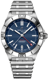 Breitling Chronomat Automatic GMT 40 Six Nations France Niebieski/Stal Ø40 mm A323989B1C1A1