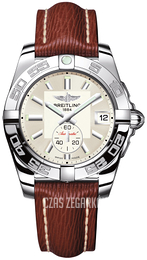 Breitling Galactic 36 Automatic Srebrny/Skóra Ø36 mm A3733012-G706-216X-A16BA.1