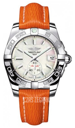 Breitling Galactic 36 Biały/Skóra Ø36 mm A3733012.A716.217X.A16BA.1