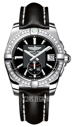 Breitling Galactic 36 Czarny/Skóra Ø36 mm A3733053.BA33.414X.A16BA.1