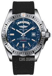 Breitling Galactic 44 Niebieski/Tkanina Ø44 mm A45320B9-C902-103W-A20BA.1