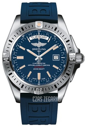 Breitling Galactic 44 Niebieski/Guma Ø44 mm A45320B9-C902-158S-A20S.1