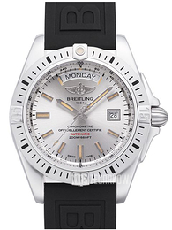Breitling Galactic 44 Kremowy/Guma Ø44 mm A45320B9-G797-152S-A20S.1