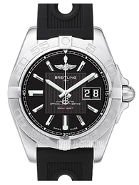 Breitling Galactic 41 Czarny/Guma Ø41 mm A49350L2-BA07-202S-A18D.2