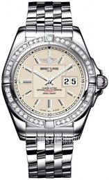Breitling Galactic 41 Srebrny/Stal Ø41 mm A49350LA-G699-366A