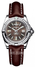 Breitling Galactic 32 Brązowy/Skóra Ø31.8 mm A71356LA.Q579.410X.A14BA.1