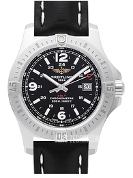 Breitling Colt 44 Czarny/Skóra Ø44 mm A7438811-BD45-435X-A20BA.1
