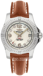 Breitling Colt 36 Biały/Skóra Ø36 mm A7438911-A771-412X-A16BA.1
