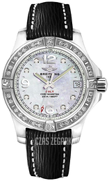 Breitling Colt 36 Biały/Skóra Ø36 mm A7438953-A771-213X-A16BA.1
