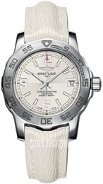 Breitling Colt 33 Srebrny/Skóra Ø33 mm A7738711-G763-235X-A14BA.1