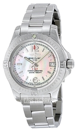 Breitling Biały/Stal Ø33 mm A7738811-A770-175A