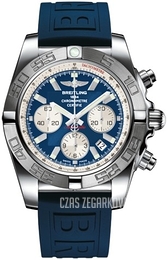 Breitling Chronomat 44 Niebieski/Guma Ø44 mm AB011011-C788-158S-A20S.1