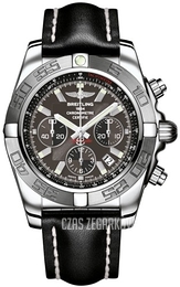 Breitling Chronomat 44 Czarny/Skóra Ø44 mm AB011011-M524-435X-A20BA.1