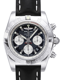 Breitling Chronomat 44 Czarny/Skóra Ø44 mm AB011012-B967-435X-A20BA.1