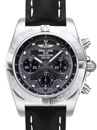 Breitling Chronomat 44 Szary/Skóra Ø44 mm AB011012-F546-435X-A20BA.1