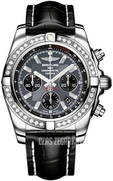 Breitling Chronomat 44 Szary/Skóra Ø44 mm AB011053-F546-743P-A20BA.1