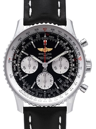 Breitling Navitimer 01 Czarny/Skóra Ø43 mm AB012012-BB01-435X-A20BA.1