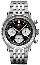 Breitling Navitimer B01 Chronograph 41 Czarny/Stal Ø41 mm AB0139211B1A1