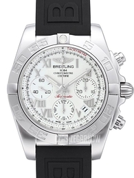 Breitling Chronomat 41 Biały/Guma Ø41 mm AB014012-A746-150S-A18S.1