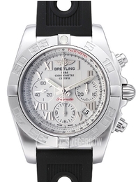 Breitling Chronomat 41 Biały/Guma Ø41 mm AB014012-A747-202S-A18D.2