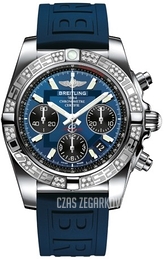 Breitling Chronomat 41 Niebieski/Guma Ø41 mm AB0140AA-C830-148S-A18S.1